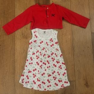 Summer Dress With Light Sweater 24 Month